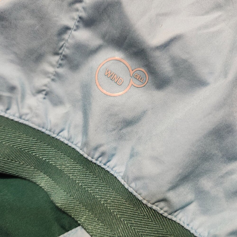 Puma Golf Women’s Medium Kinetic Stretch Jacket Blue Atoll Green Water Resistant - Picture 10 of 10